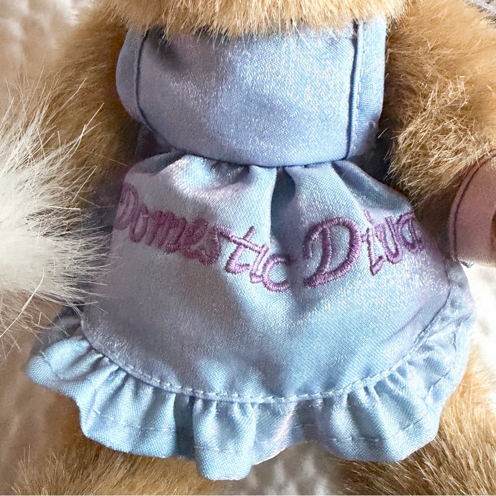 Vintage Retired Boyds Bear Dustina Do It All Domestic Diva Bear The Head Bean - Picture 4 of 6